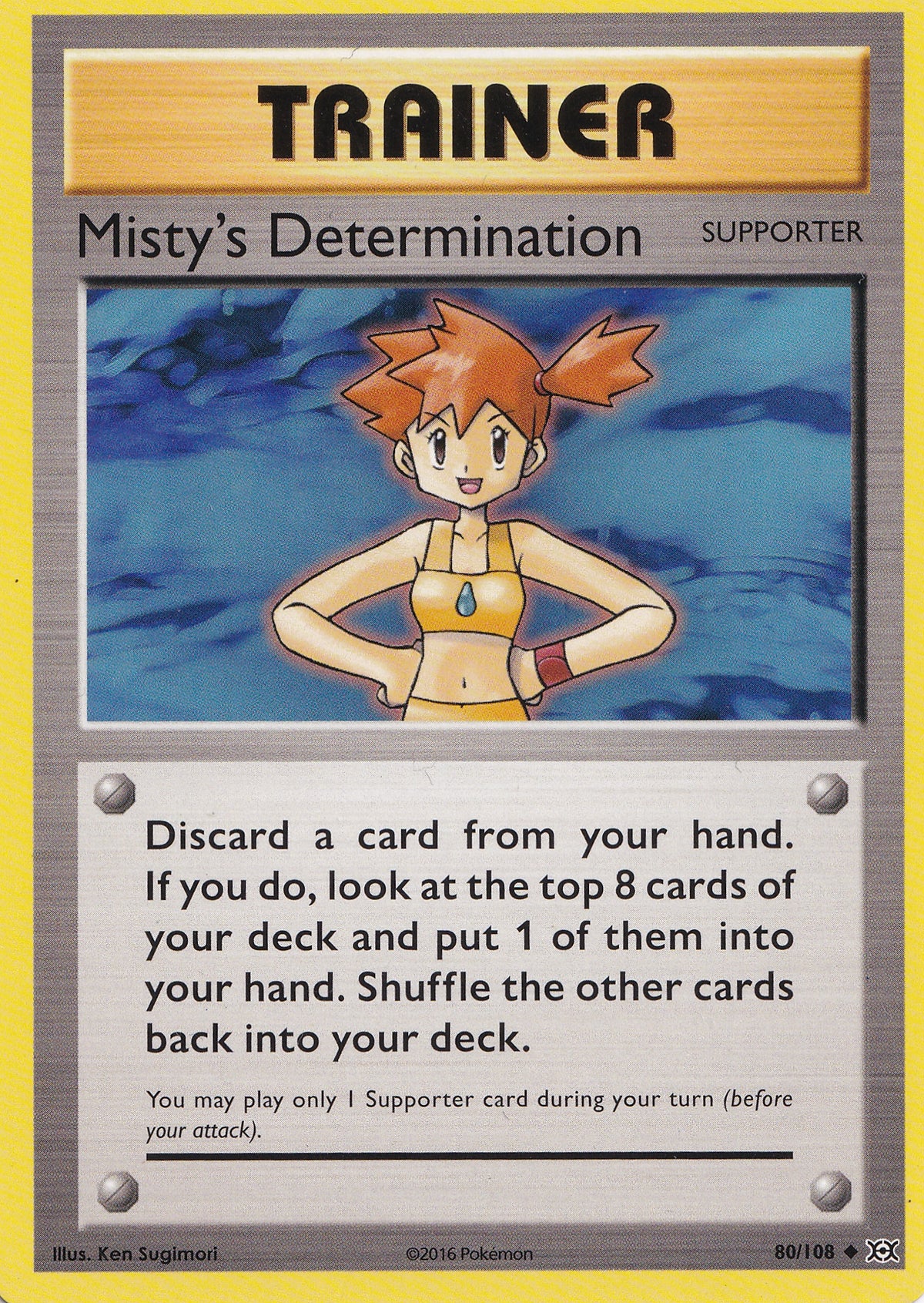 Misty's Determination 80/108 GEN ENG 2016 (NM)