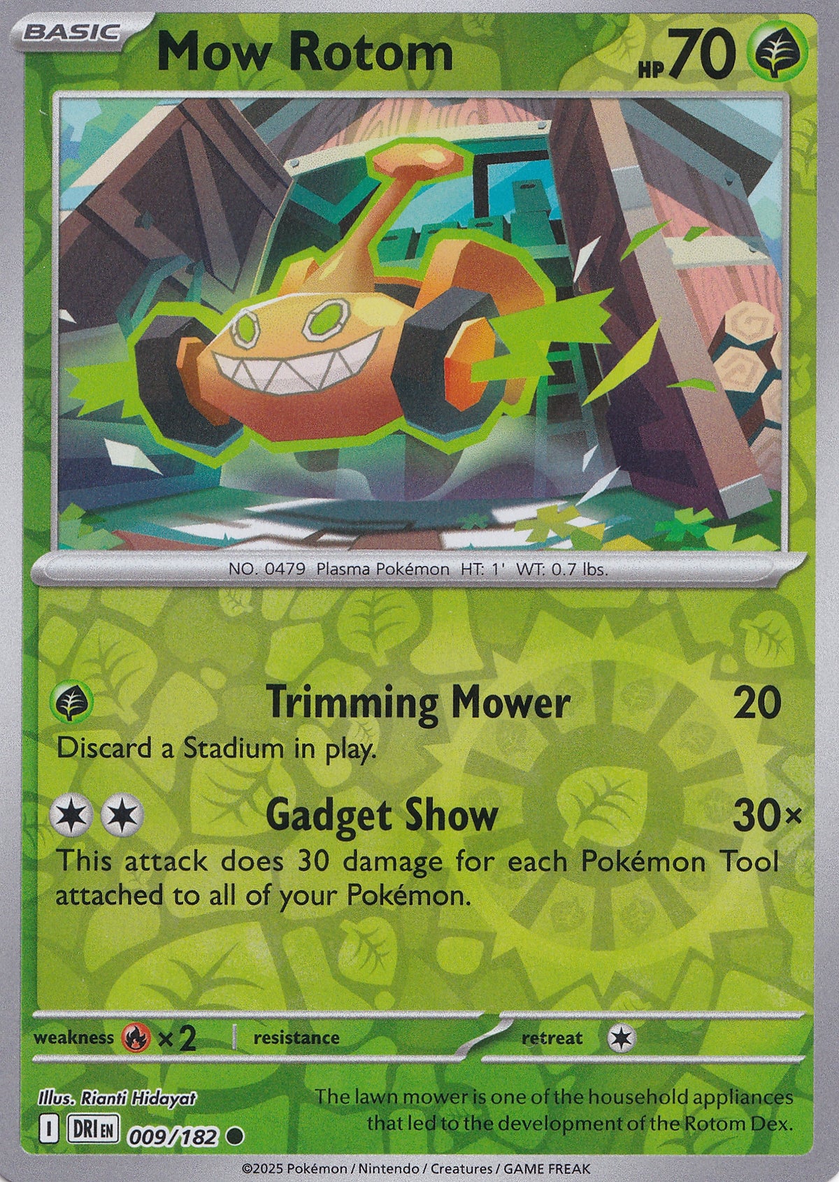 Mow Rotom 009/182 DRI EN RH (NM)