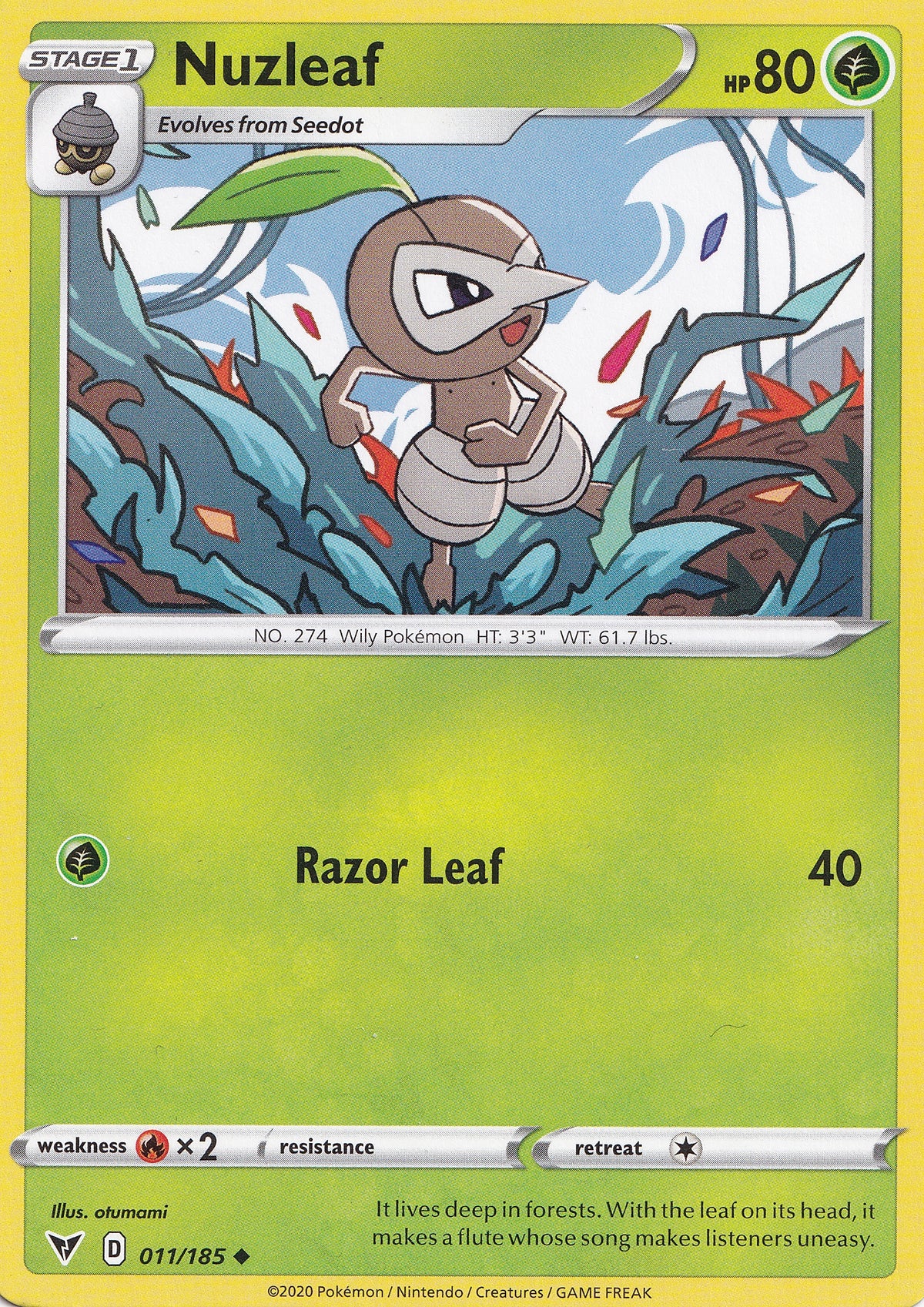 Nuzleaf 011/185 EN (NM)