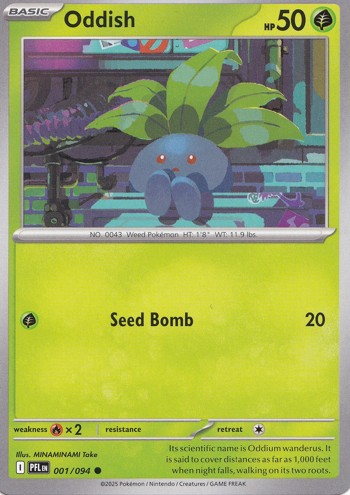 Oddish 001/094 PFL EN (NM)