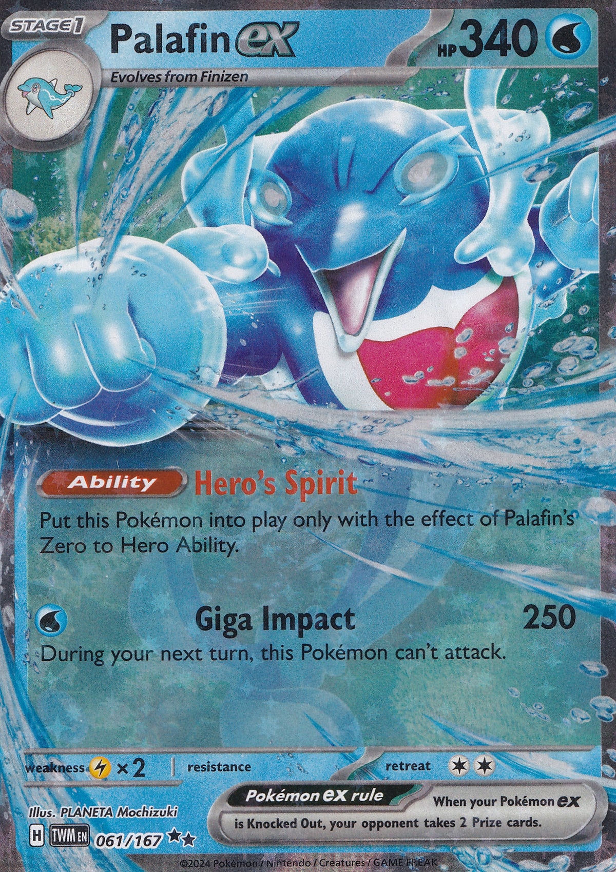 Palafin ex 061/167 TWM EN HOLO (NM)