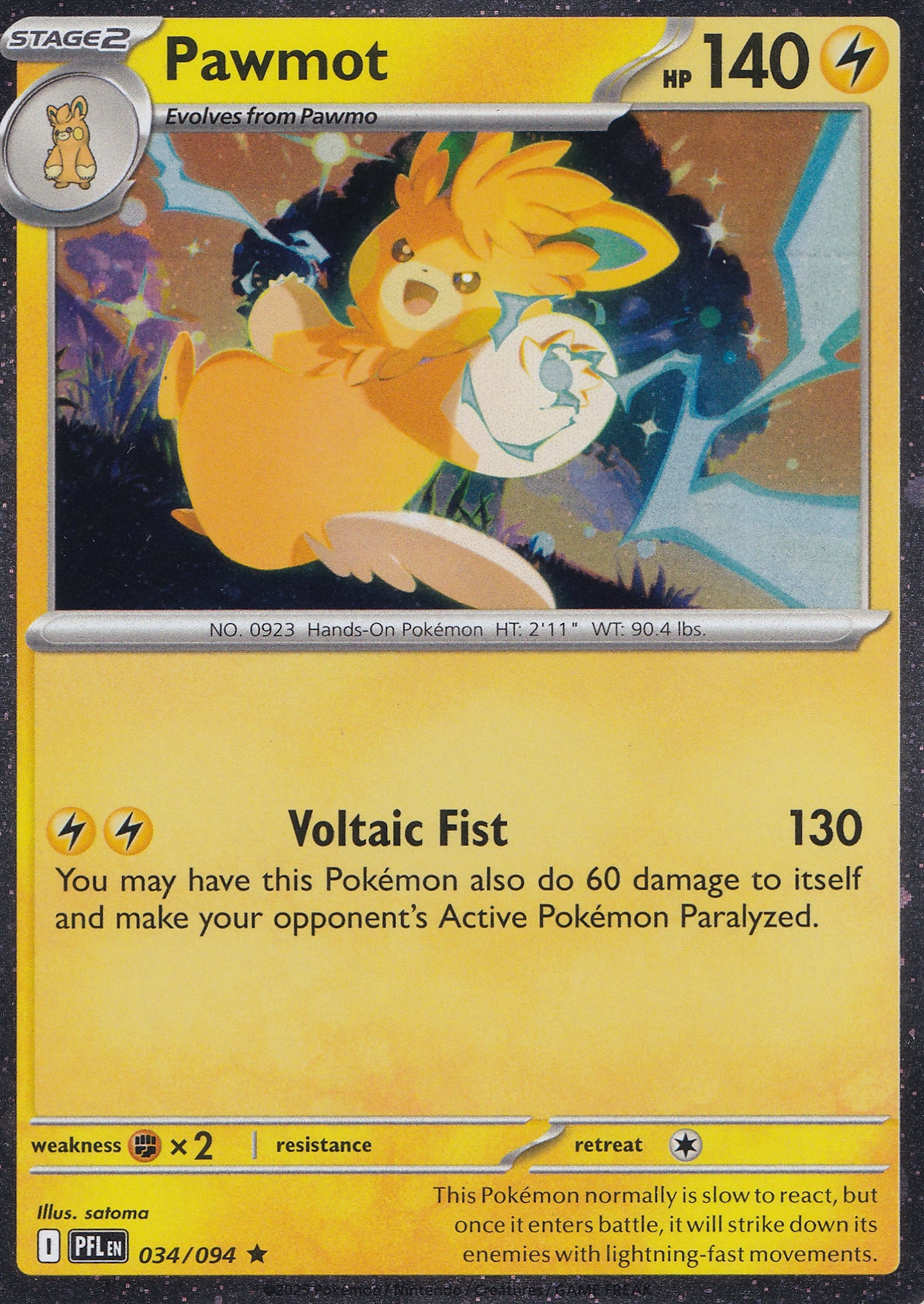 Pawmot 034/094 PAF ENG 2025 (NM)