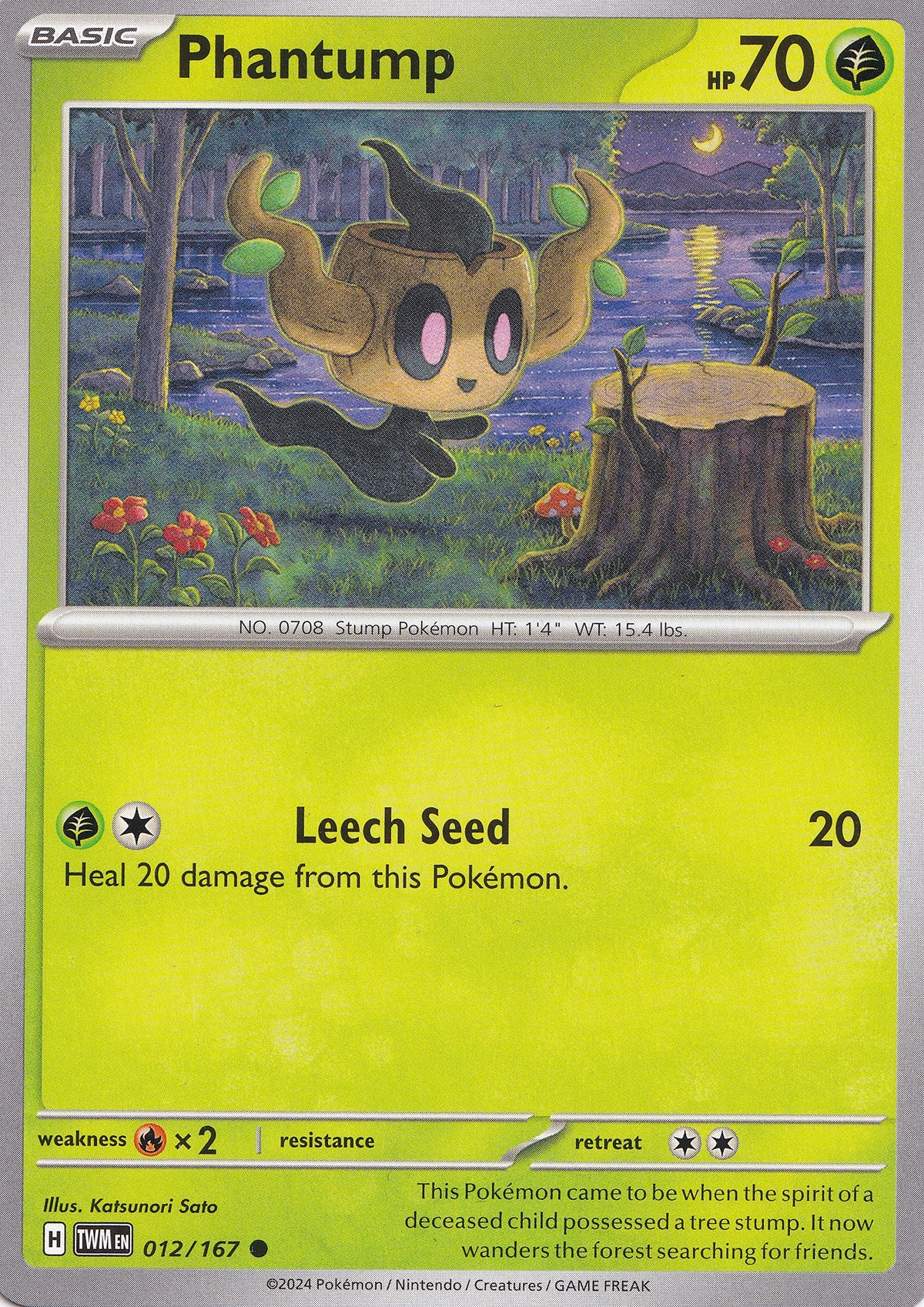 Phantump 012/167 TWM ENG 2024 (NM)
