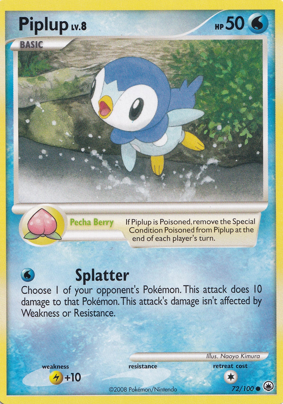 Piplup 72/100 MD ENG 2008 (NM)