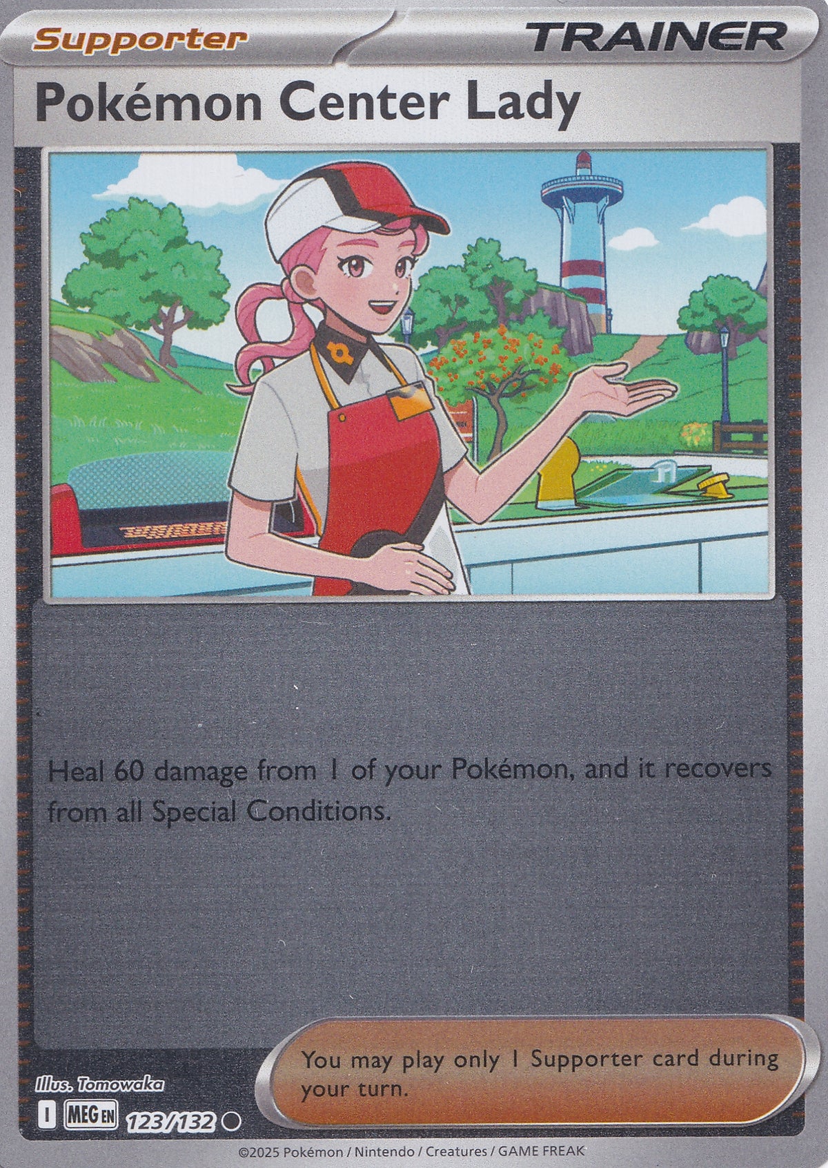 Pokémon Center Lady RH 123/132 MEG ENG 2025 (NM)