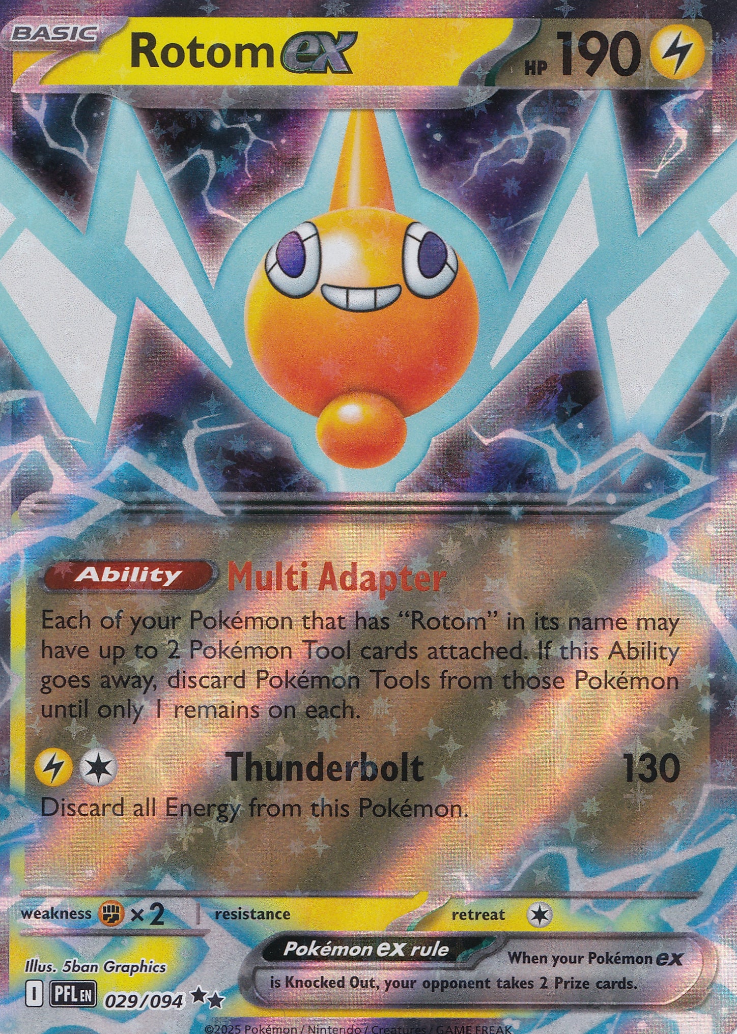 Rotom ex 029/094 PFL ENG 2025 (NM)