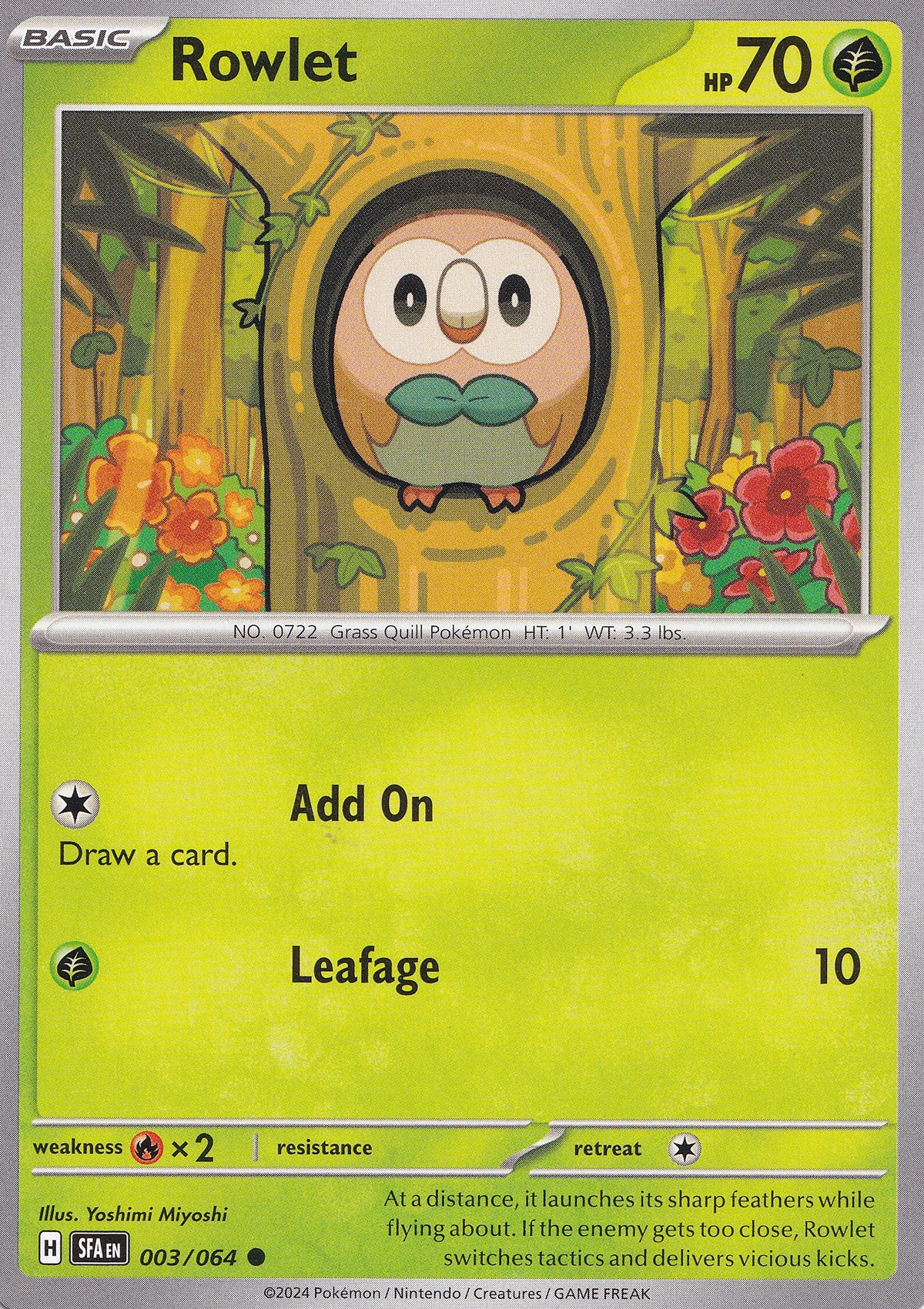 Rowlet 003/064 SFA EN (NM)