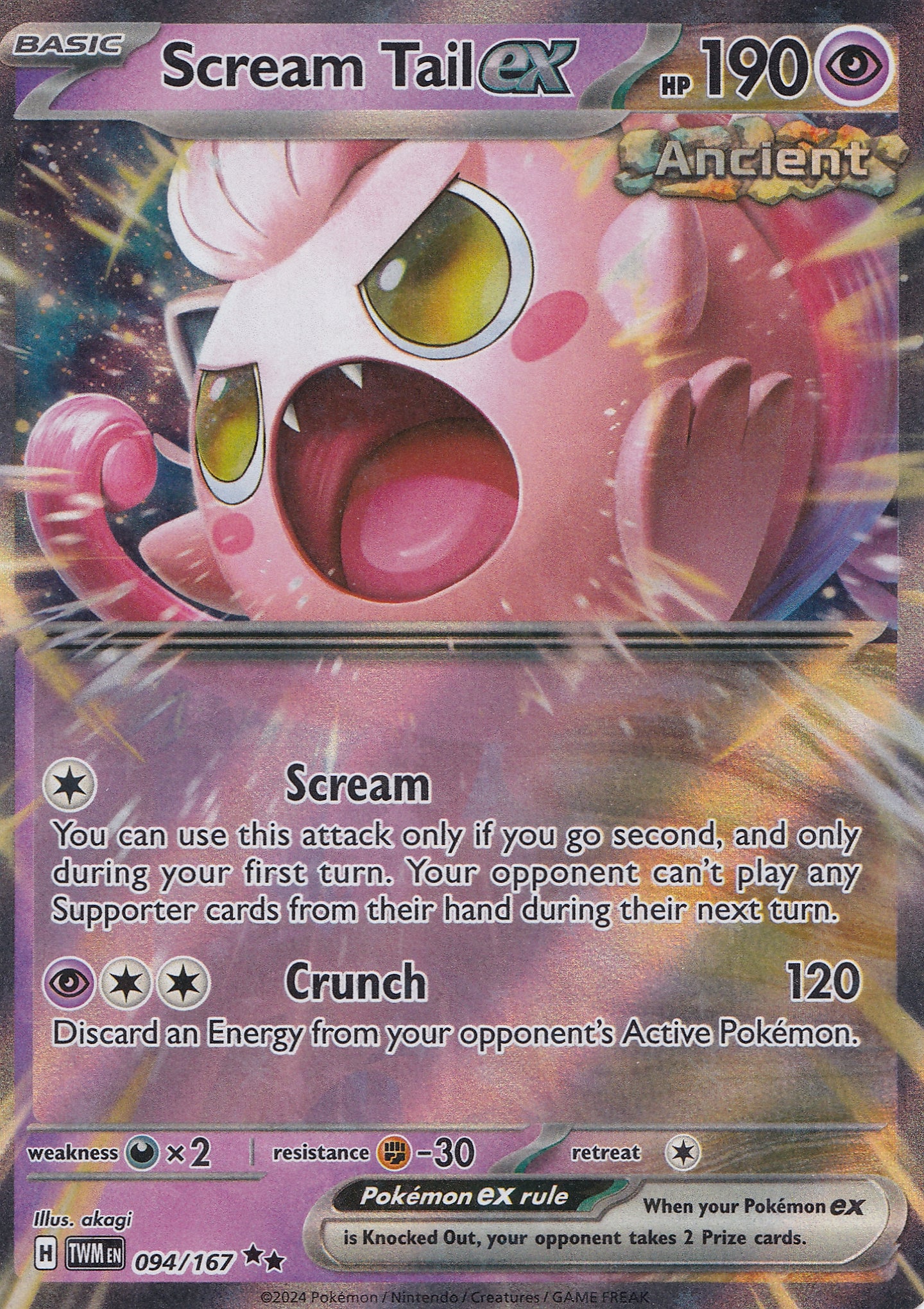 Scream Tail ex 094/167 TWM ENG 2024 (NM)