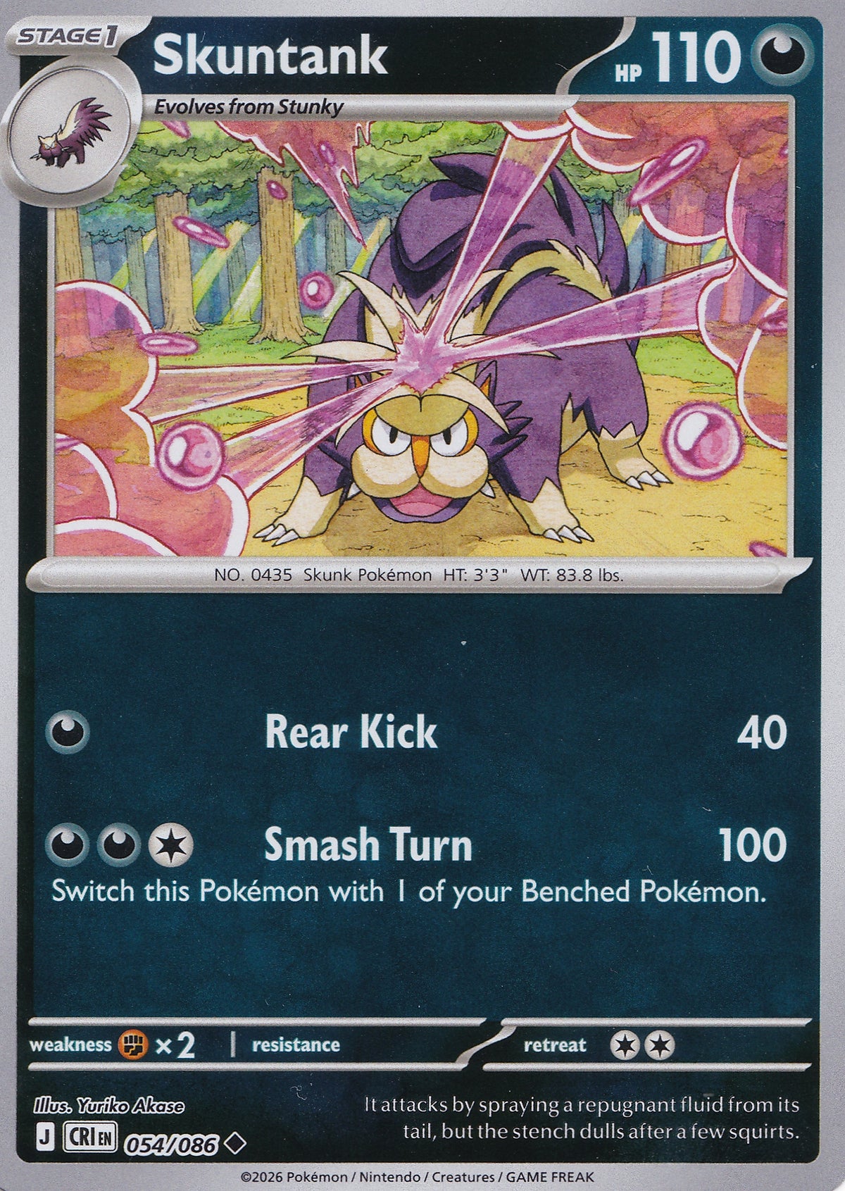 Skuntank 054/086 CRI ENG RH 2026 (NM)