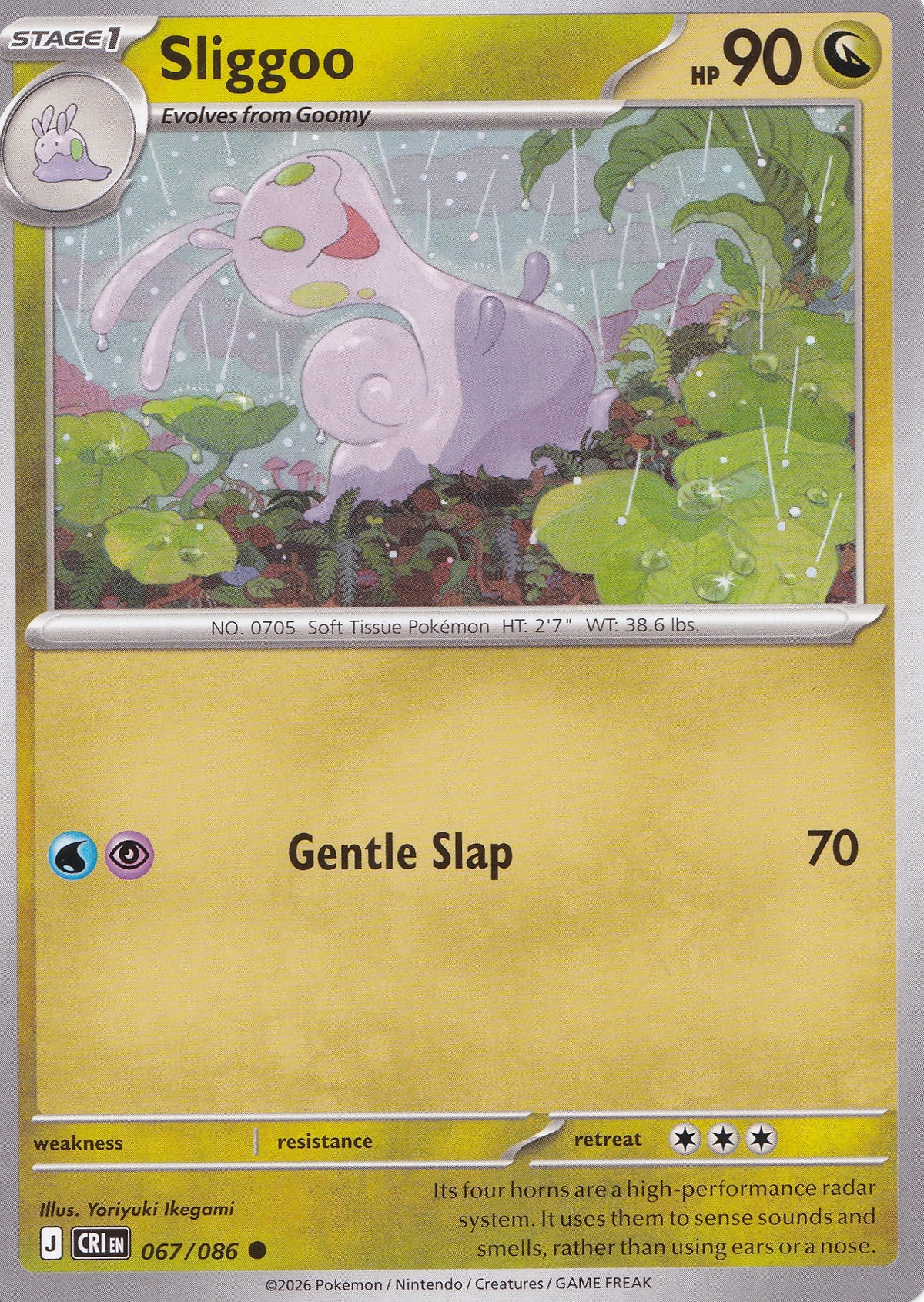 Sliggoo 067/086 CRI ENG 2026 (NM)