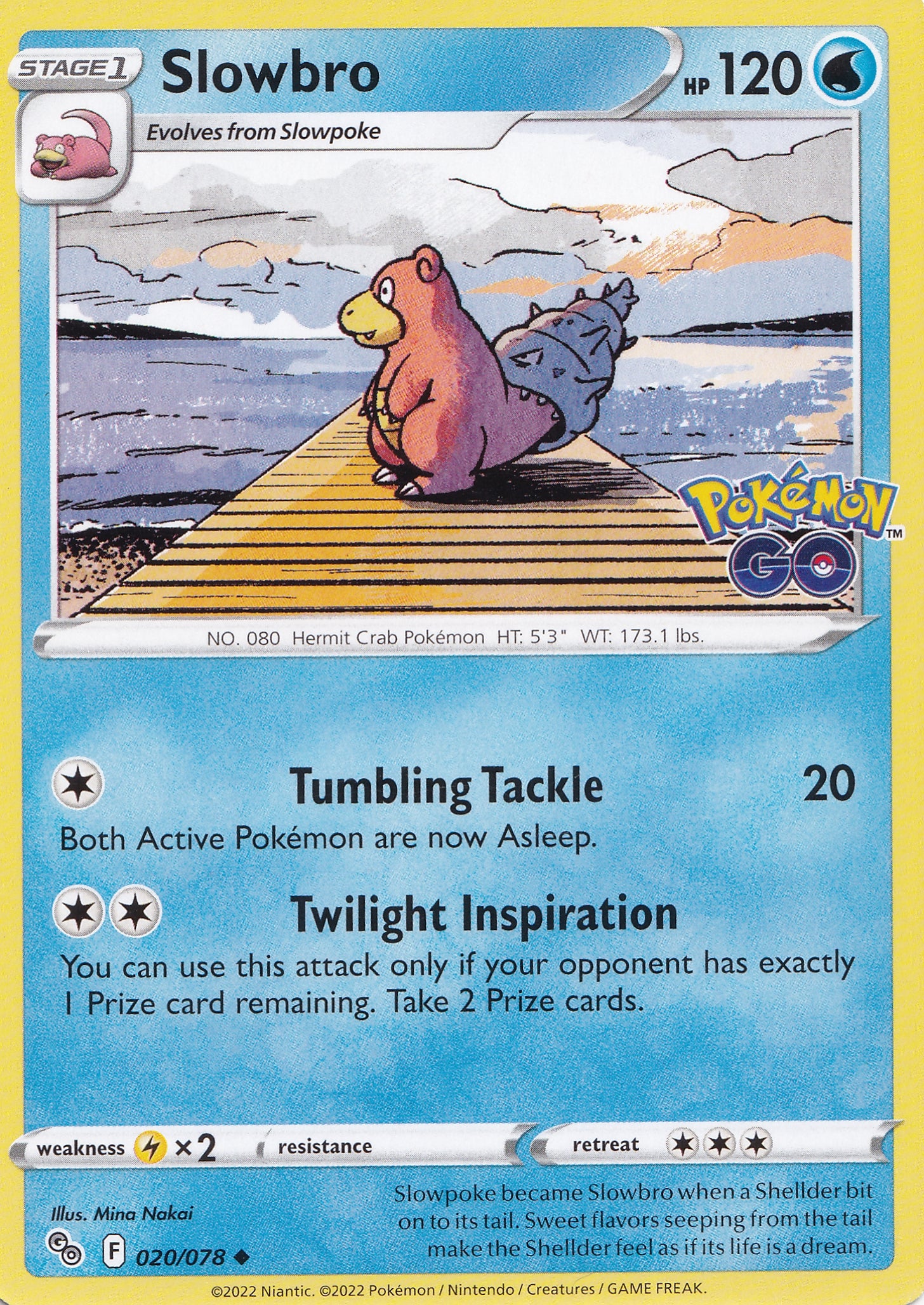 Slowbro 020/078 PGO ENG 2022 (NM)