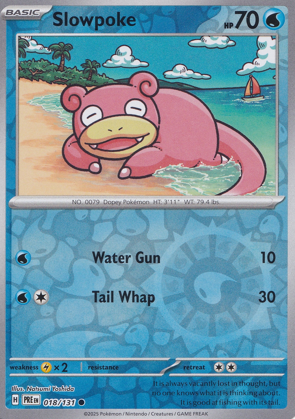 Slowpoke 018/131 PRE ENG 2025 (NM)