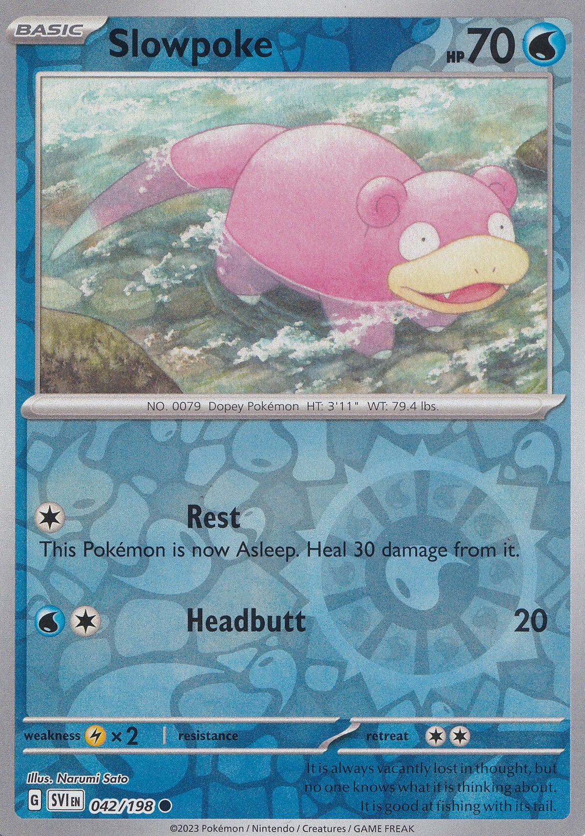 Slowpoke 042/198 SVI ENG 2023 (NM)