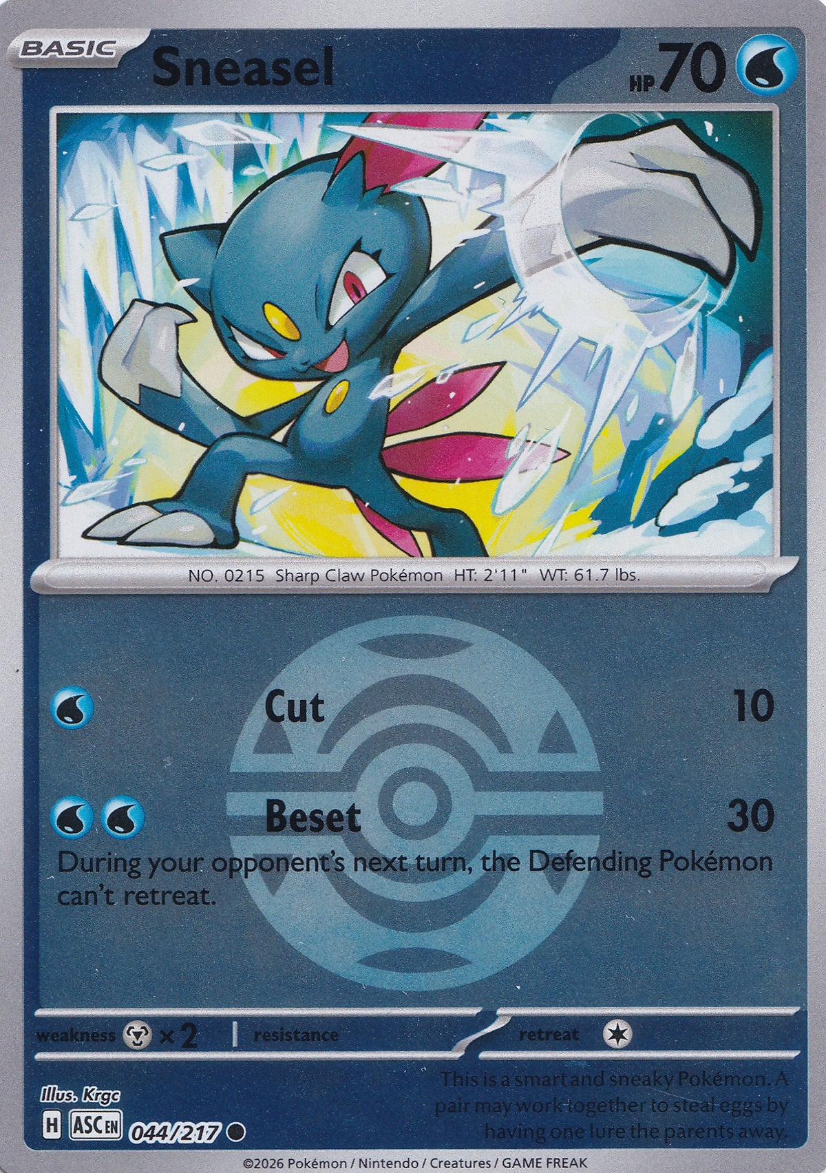Sneasel 044/217 ASC ENG 2026 (NM)