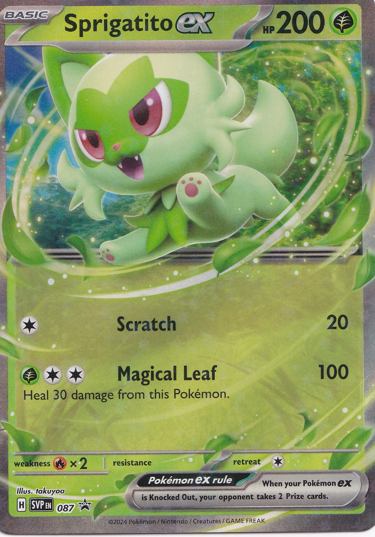 Sprigatito ex Promo 087 SVP ENG 2024 (NM)