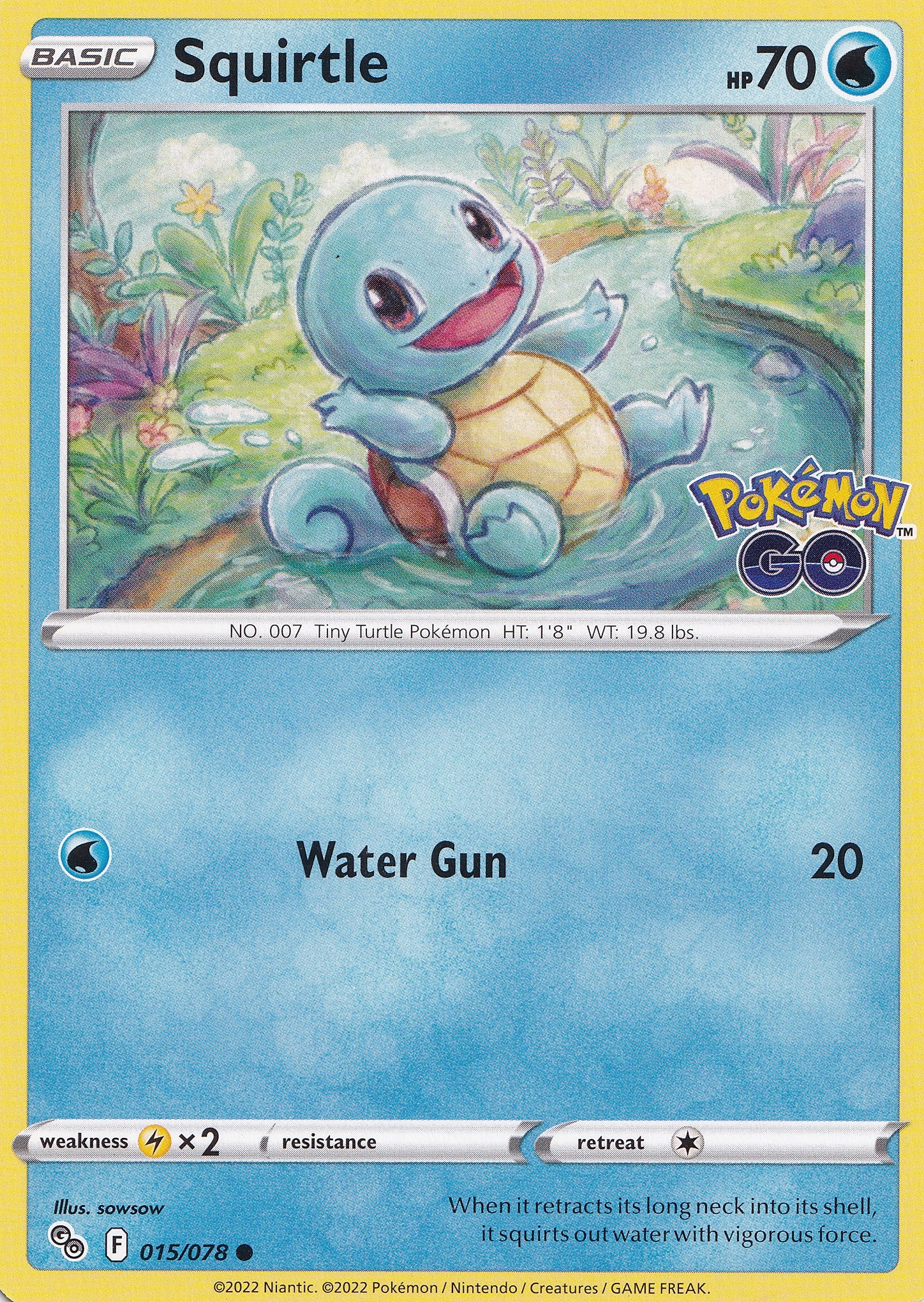 Squirtle 015/078 PGO ENG 2022 (NM)