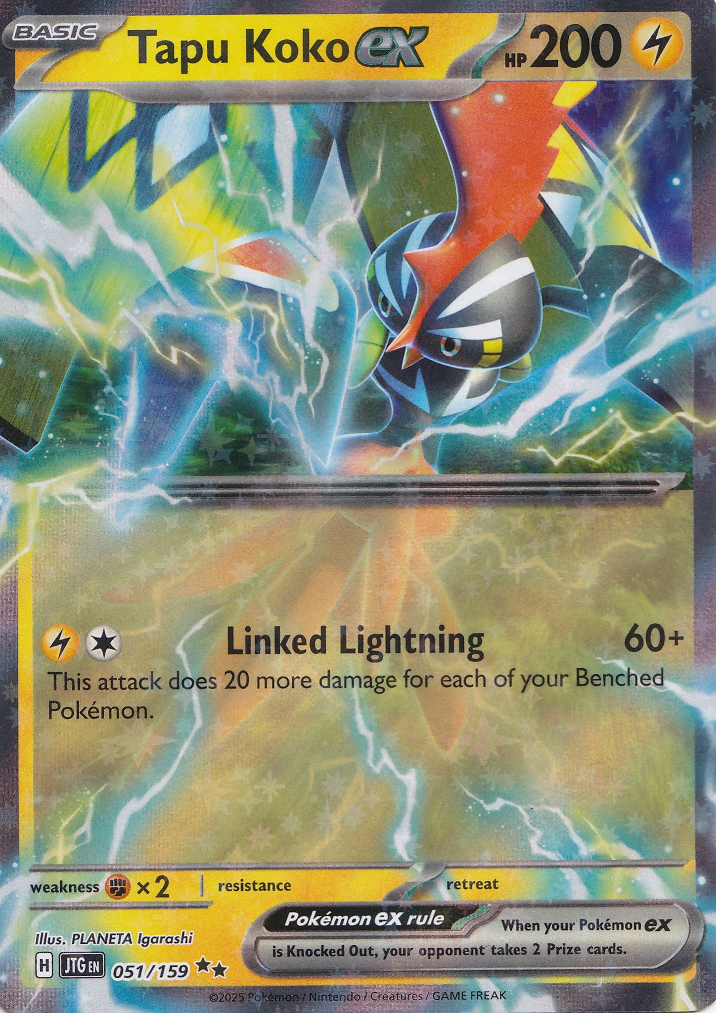 Tapu Koko ex 051/159 JTG ENG 2025 (NM)