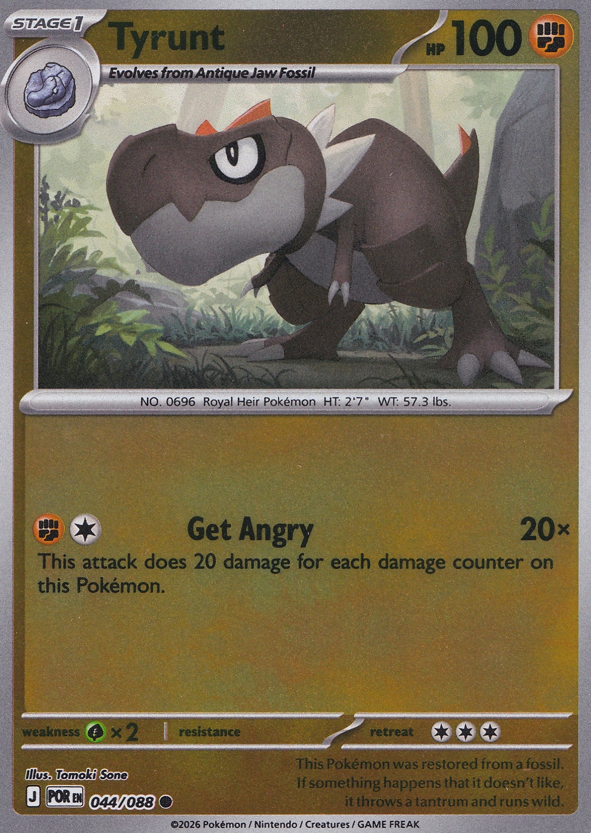 Tyrunt 044/088 POR ENG RH (NM)