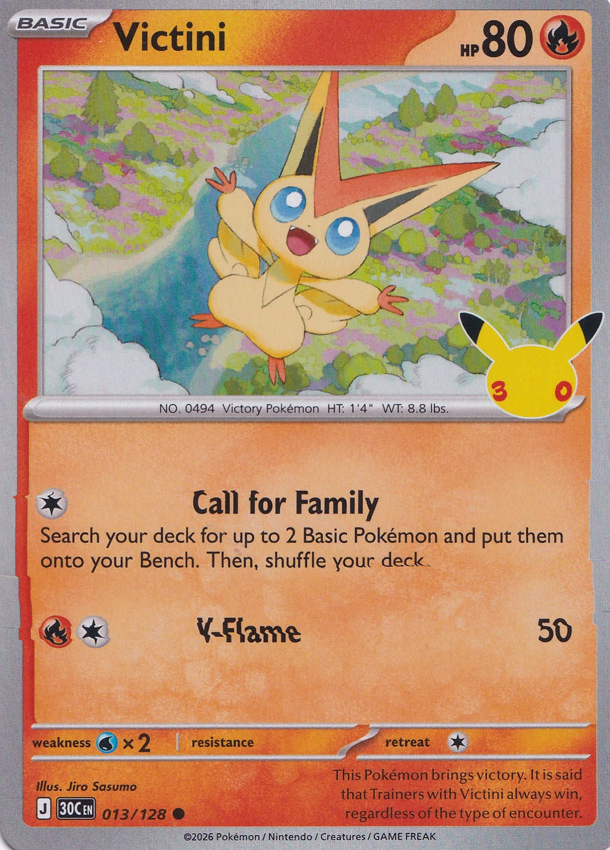 Victini 013/128 30C EN HOLO (NM)