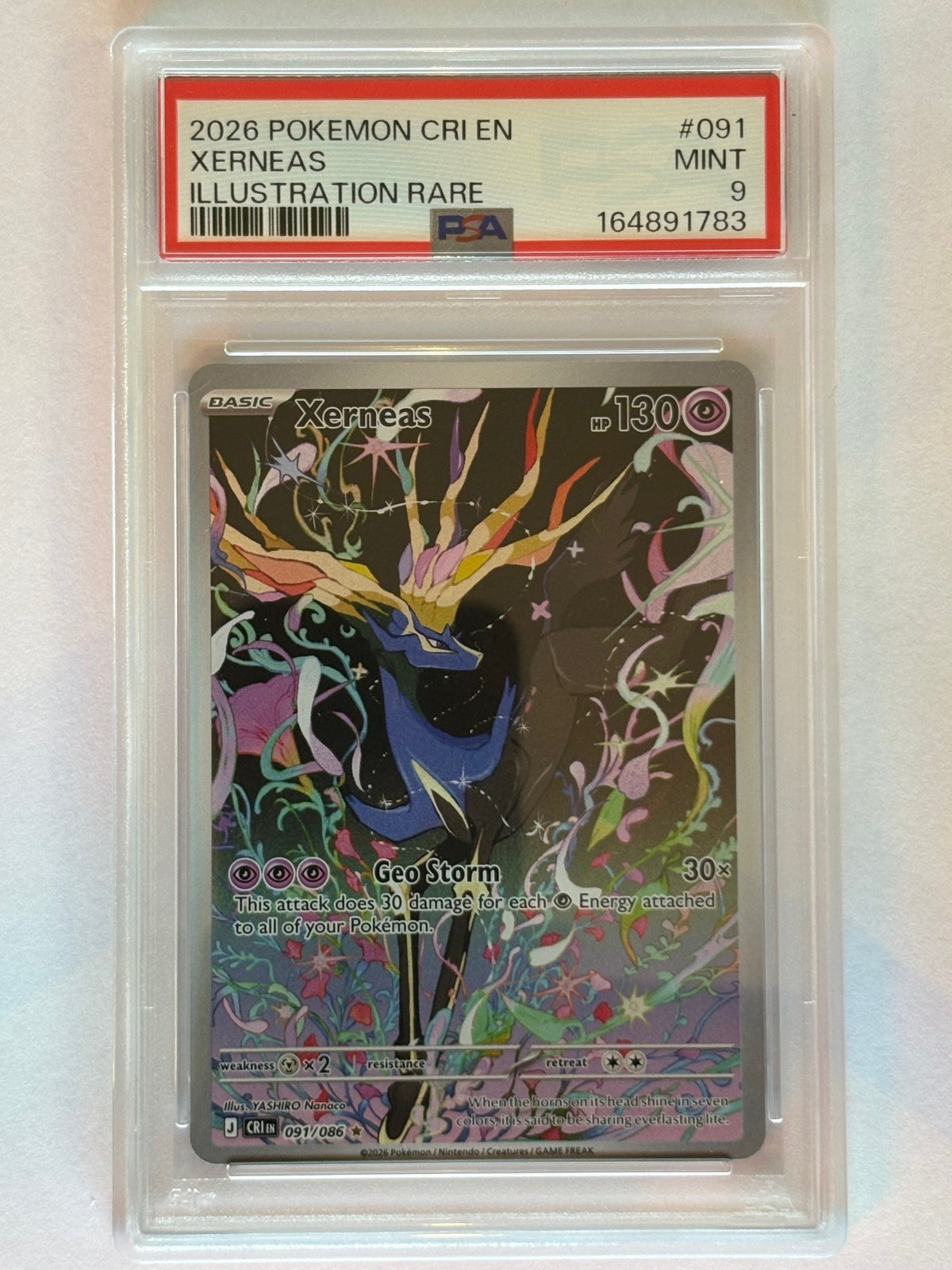Xerneas 091/086 CRI EN PSA 9