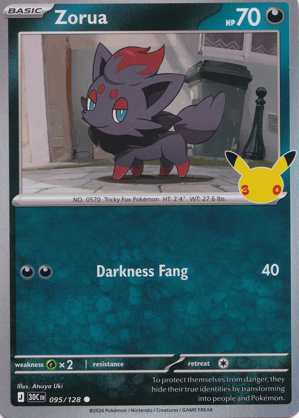Zorua 095/128 30C EN (NM)